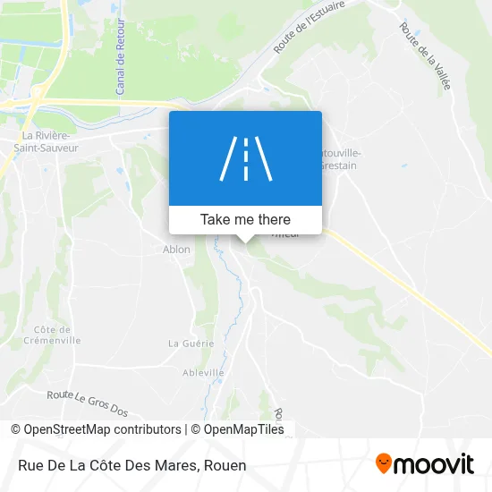 Rue De La Côte Des Mares map