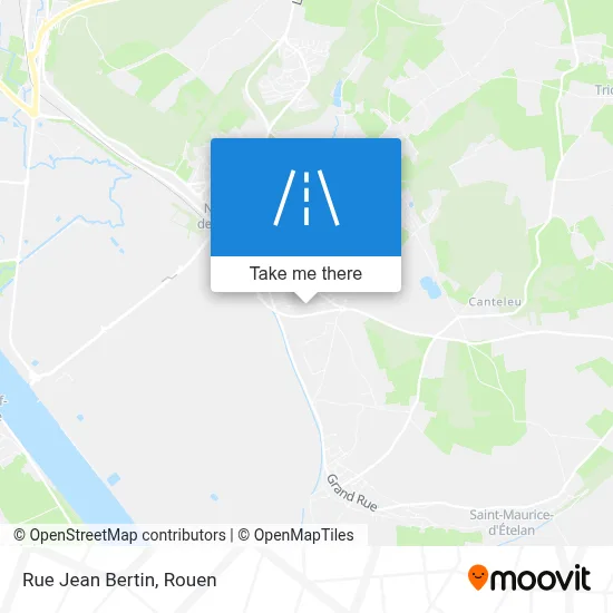 Mapa Rue Jean Bertin