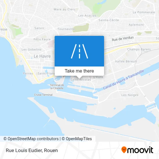 Rue Louis Eudier map