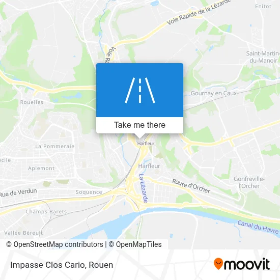 Impasse Clos Cario map