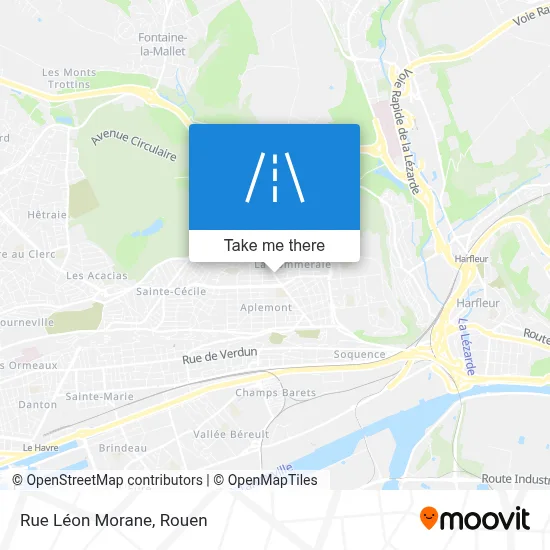 Rue Léon Morane map