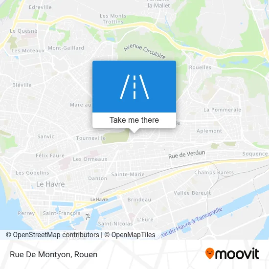 Mapa Rue De Montyon