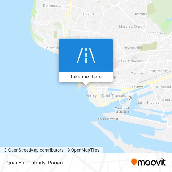 Quai Eric Tabarly map