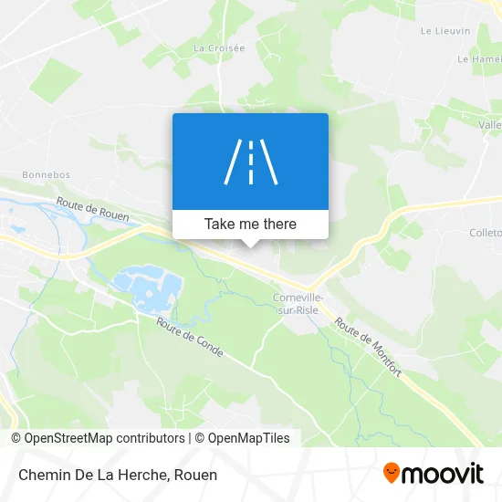 Chemin De La Herche map