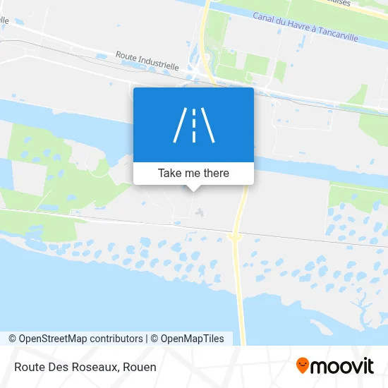 Route Des Roseaux map