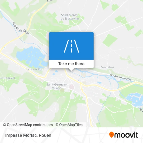 Impasse Morlac map
