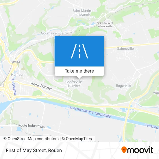 Rue Du Premier Mai map