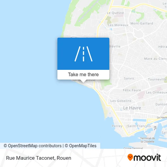 Rue Maurice Taconet map