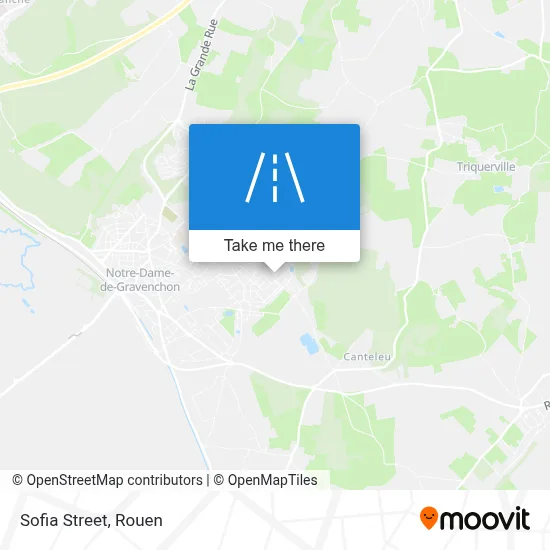 Rue De Sofia map