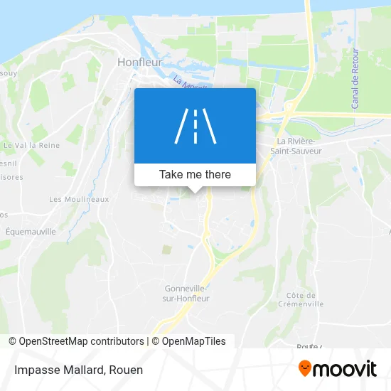 Impasse Mallard map
