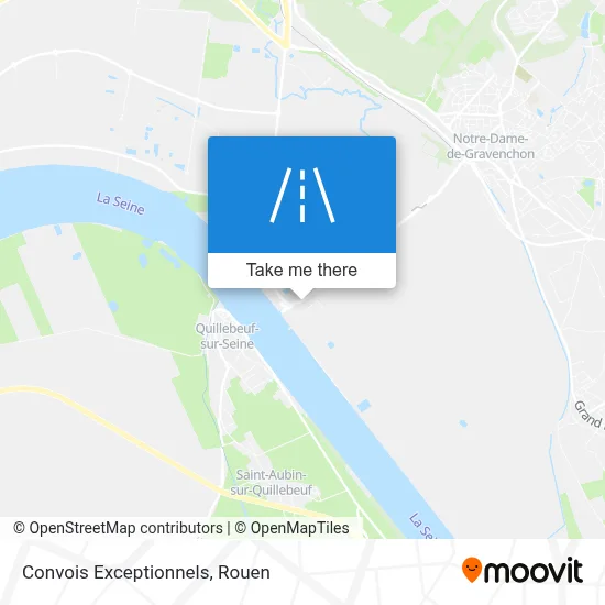 Mapa Convois Exceptionnels
