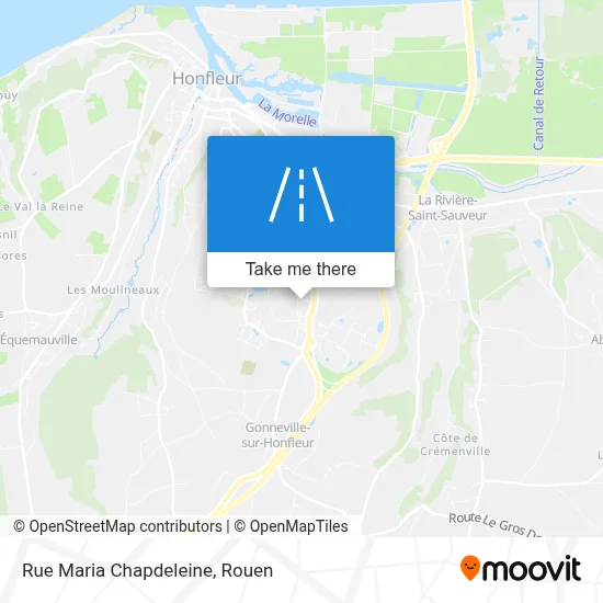 Rue Maria Chapdeleine map
