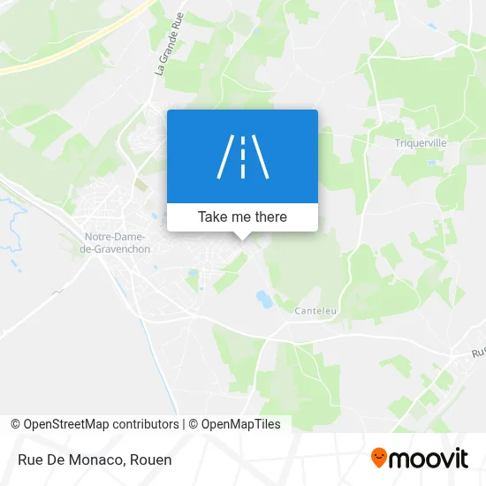Rue De Monaco map