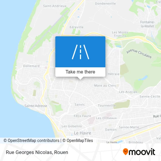 Rue Georges Nicolas map
