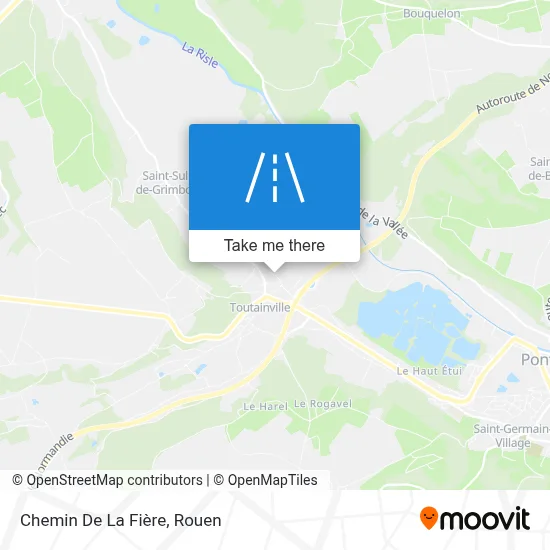 Chemin De La Fière map