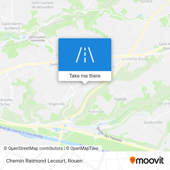 Chemin Raimond Lecourt map
