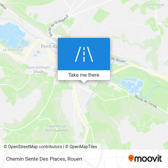 Chemin Sente Des Places map
