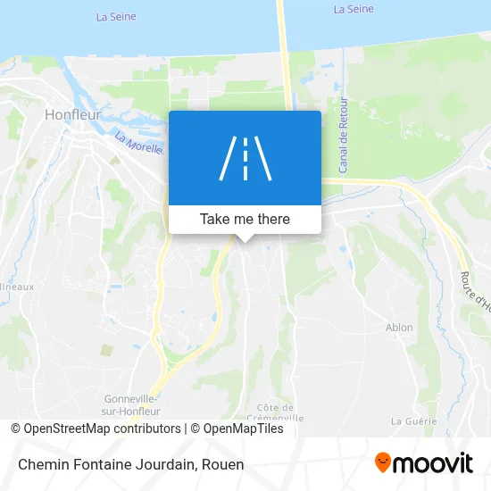 Chemin Fontaine Jourdain map