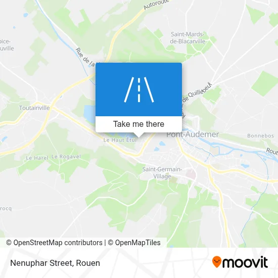 Mapa Rue Des Nénuphars