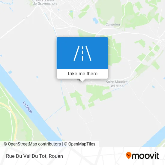 Rue Du Val Du Tot map