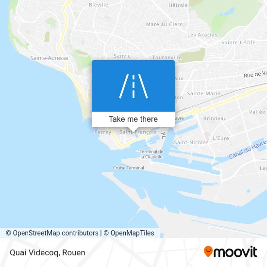Quai Videcoq map