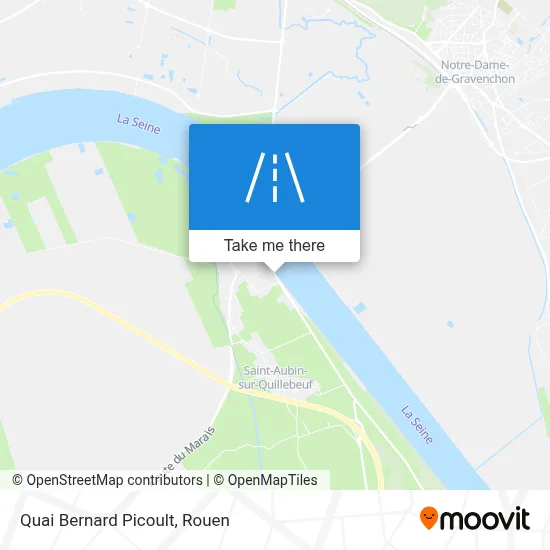 Quai Bernard Picoult map