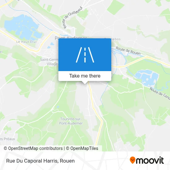 Rue Du Caporal Harris map