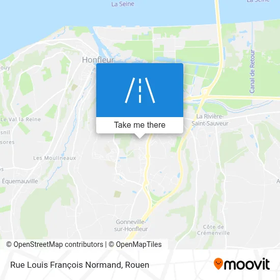 Rue Louis François Normand map