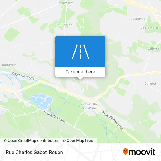 Mapa Rue Charles Gabet