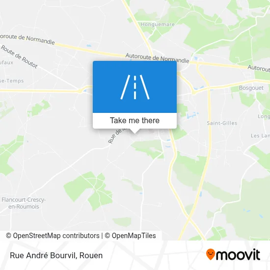 Rue André Bourvil map