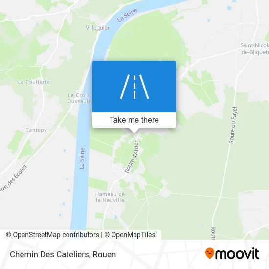Chemin Des Cateliers map