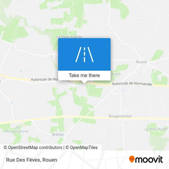 Mapa Rue Des Fèves
