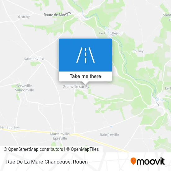 Mapa Rue De La Mare Chanceuse