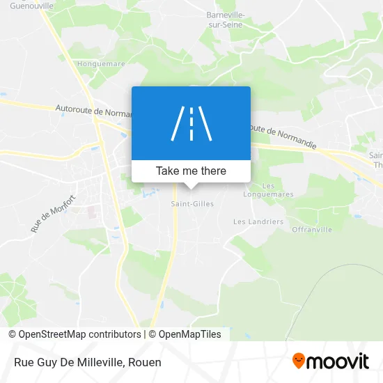 Mapa Rue Guy De Milleville