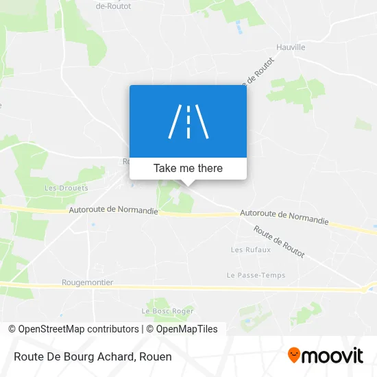 Route De Bourg Achard map