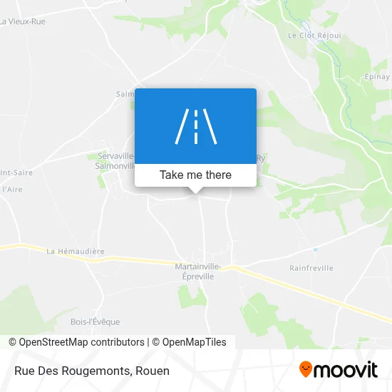 Mapa Rue Des Rougemonts