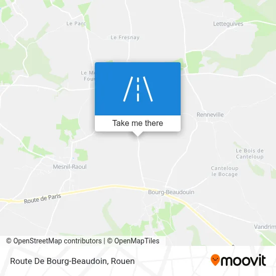 Route De Bourg-Beaudoin map
