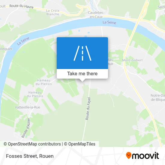 Rue Des Fosses map