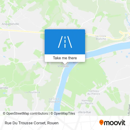 Rue Du Trousse Corset map