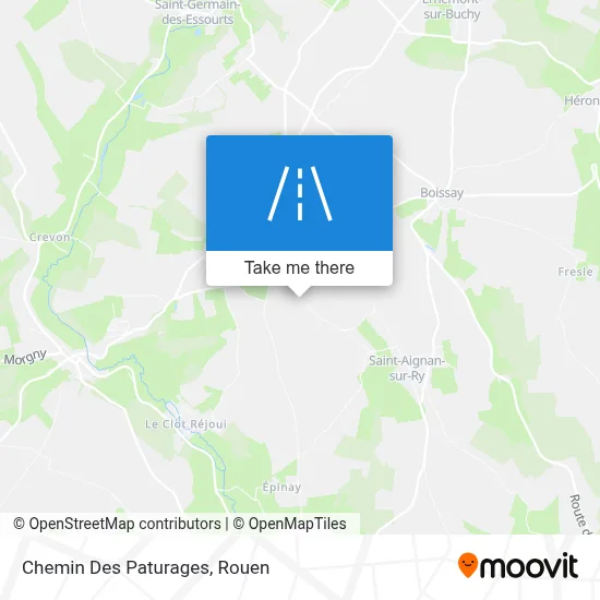 Chemin Des Paturages map