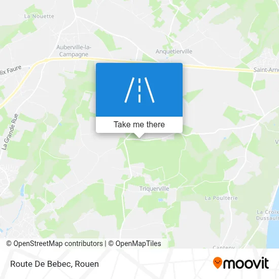 Route De Bebec map