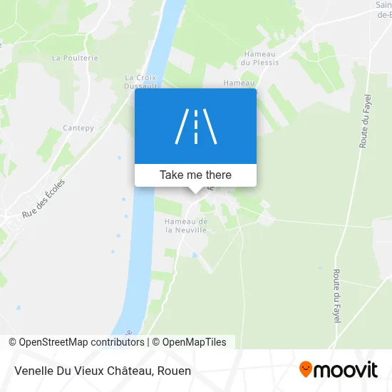 Venelle Du Vieux Château map