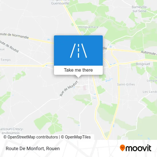 Route De Monfort map
