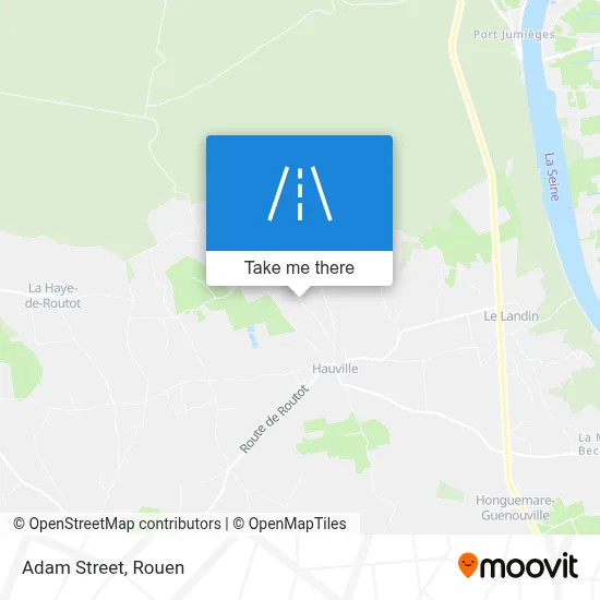 Rue Adam map