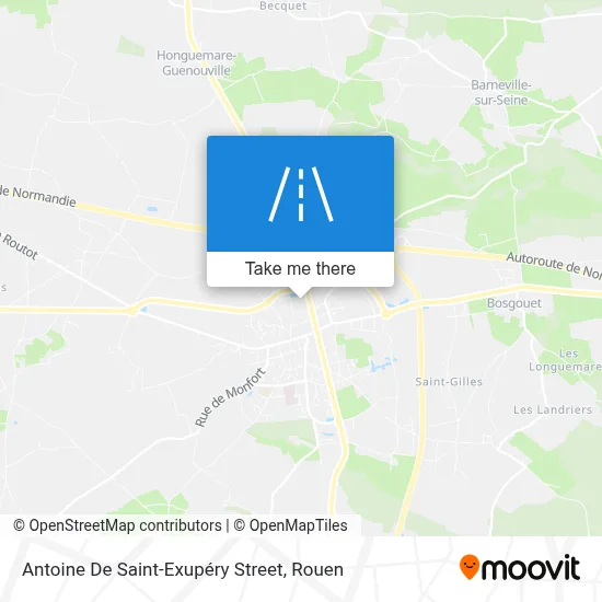 Rue Antoine De Saint-Exupéry map