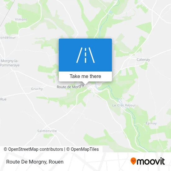Route De Morgny map