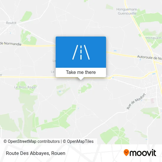 Route Des Abbayes map