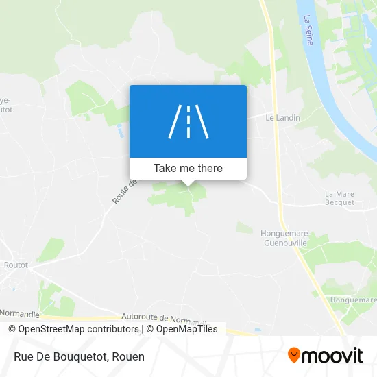 Mapa Rue De Bouquetot