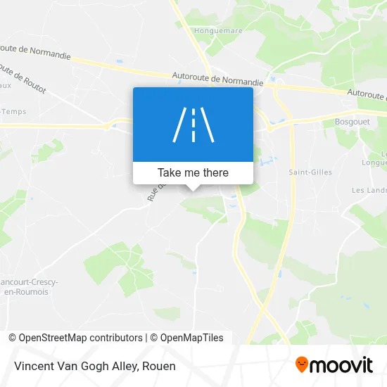 Allée Vincent Van Gogh map