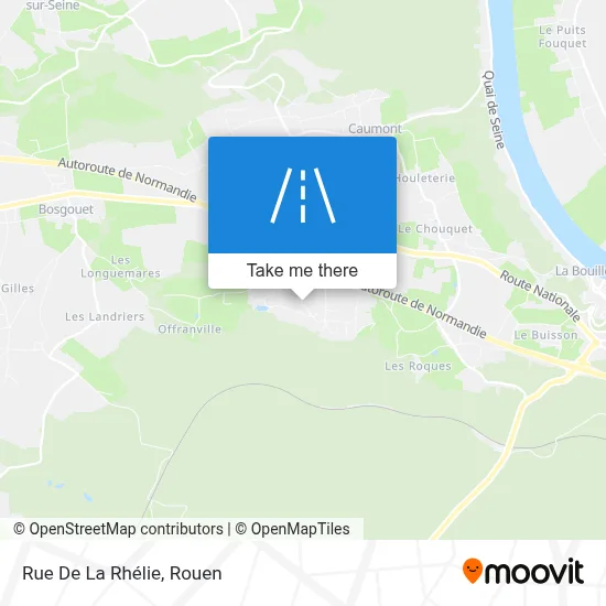 Rue De La Rhélie map